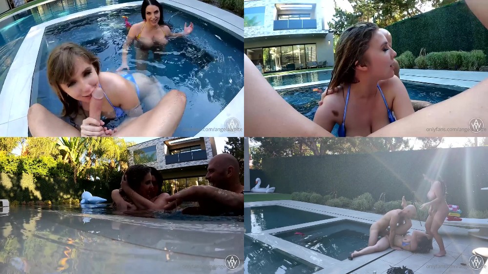 New Wet and Wild Threesome with Lena Paul, Johnny Sins + Angela White