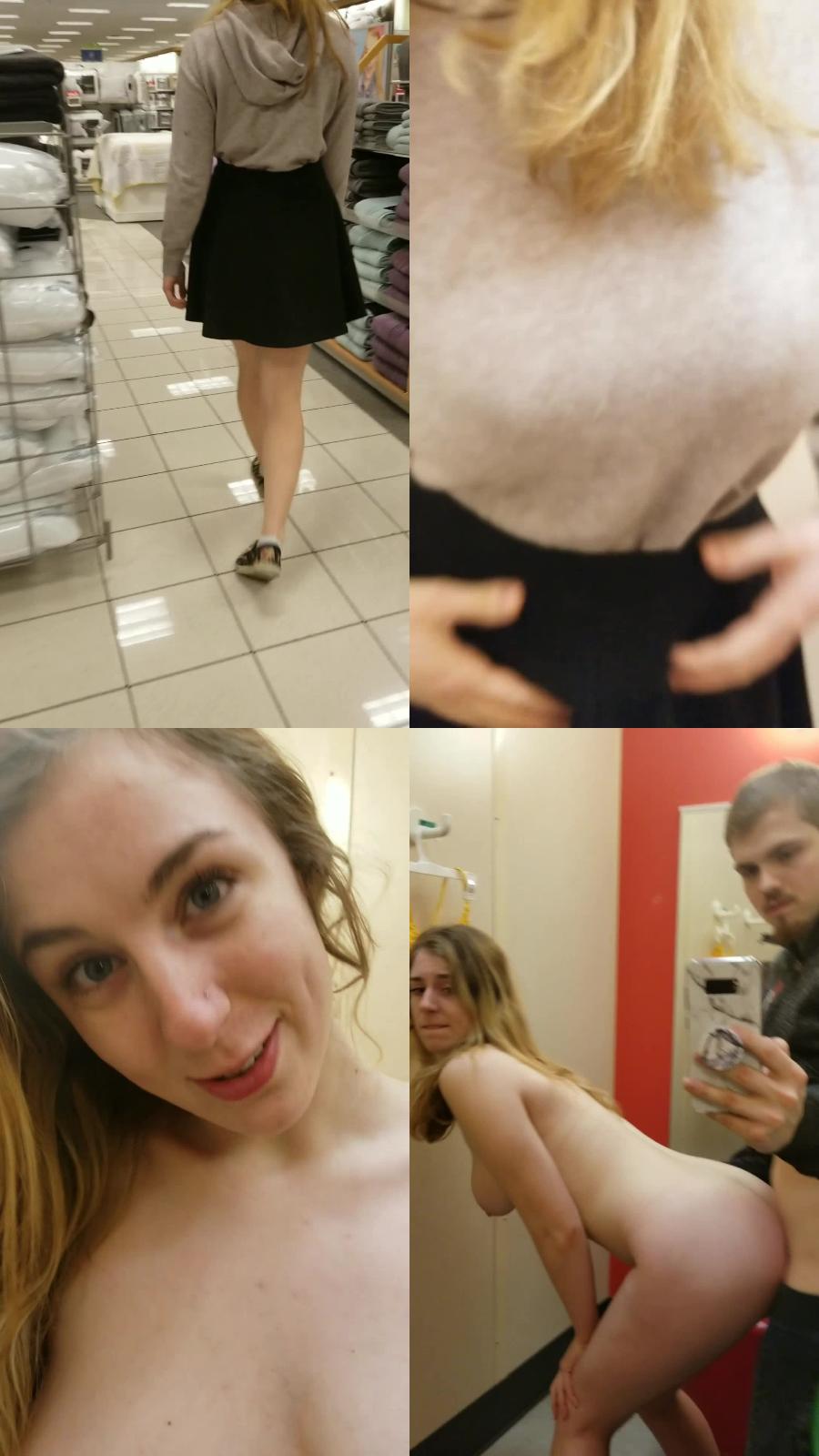 Nicole0loves – Public Flashing and Dressing Room Fuck