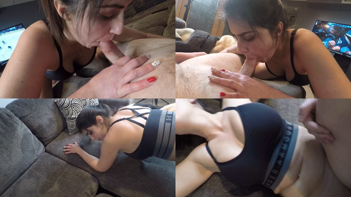 Brooke Woods After Gym Turns Into A Sloppy Bj Amp Fuck