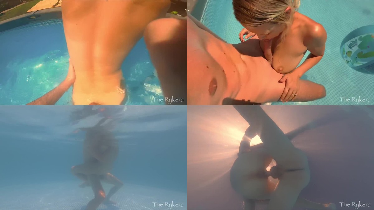 therykers – Couple Fucking in the Pool