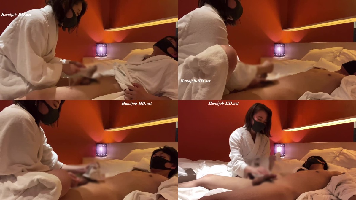 Hotel Room Cock Tease – Emuyumi Couple – HandJob