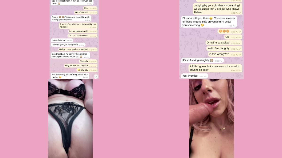 Goddess Fiona – Kinky Sexting with your Hott Stepmom
