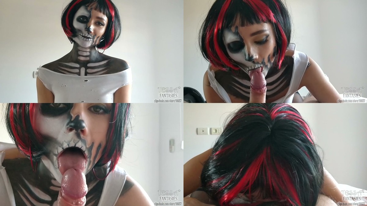 Tessa Fantasies – Your GF Came From Hell To Suck Your Dick! Halloween