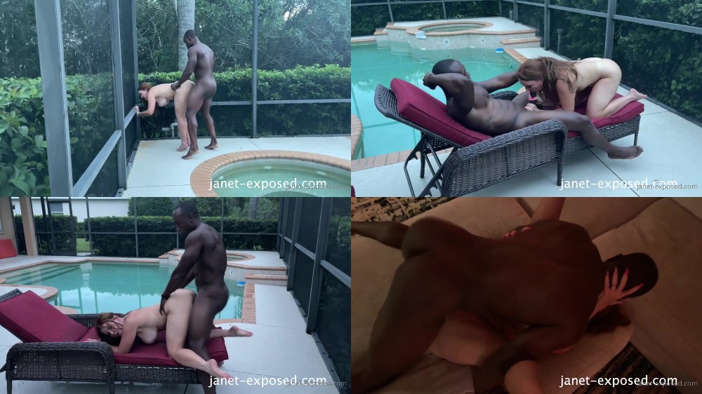 Poolside Interracial Bliss With Mr  DD79 –  Janet Mason