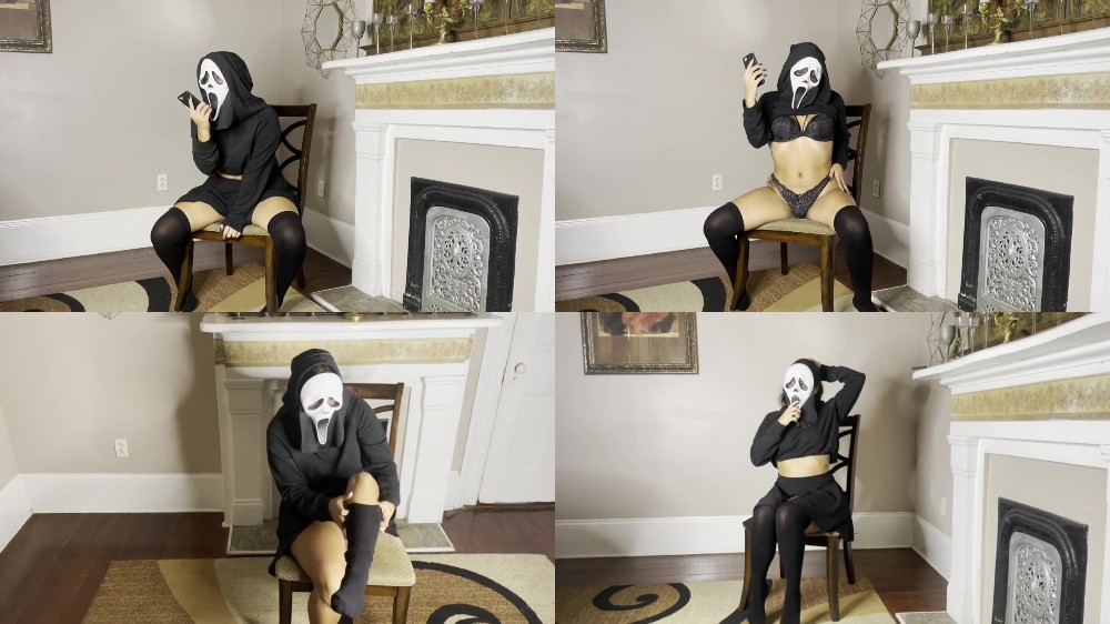 jasmine sherni  – Ghostface Halloween JOI