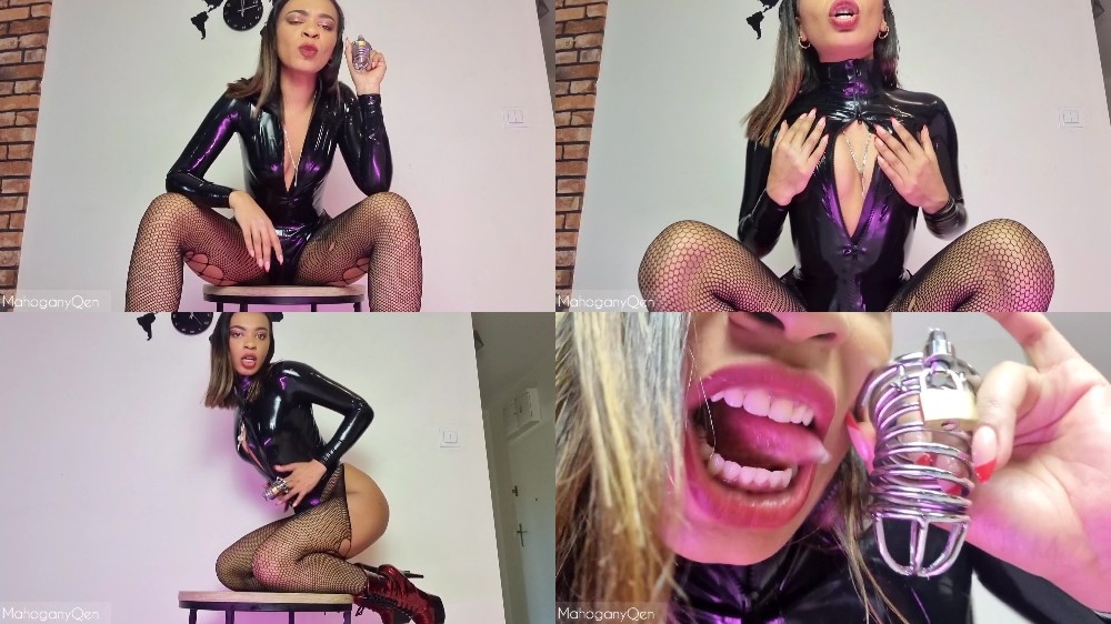 MahoganyQen – In Chastity for Latex Queen