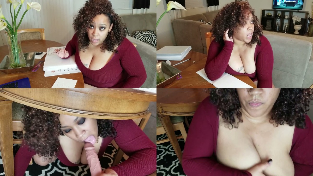 Rayne Woods – Mom Under the Table Titty Fuck