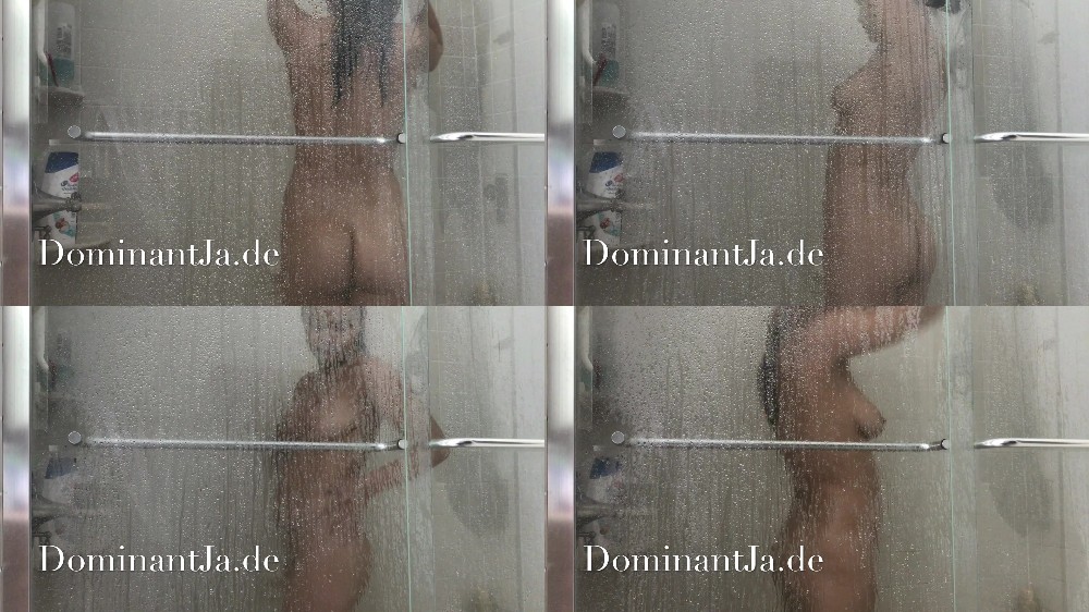 Dominant Jade – Goddess Jade Showers-Bare Ass and Nip